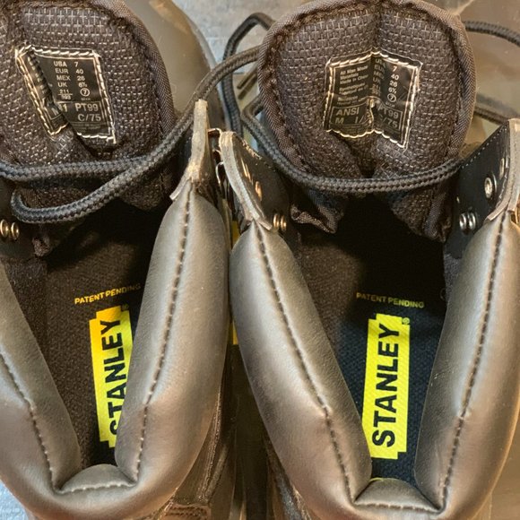 Stanley Men’s Steel Toe Work Black Safety Boots